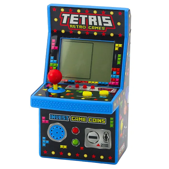 Mėlynas mini Retro Tetris Stalo ir sporto žaidimai