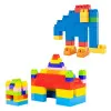 Set of 3D Colorful Construction Blocks 100 pcs.