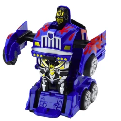 Mėlynas sunkvežimis-robotas 2in1