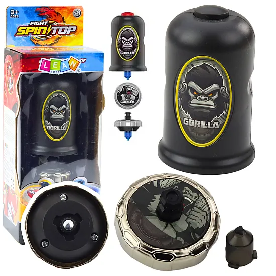 Zestaw wyrzutni Flying Disc Gorilla Black Spinner Gry planszowe i sportowe