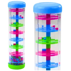 Sensorinis vamzdelis su spalvingais kamuoliukais 20 cm