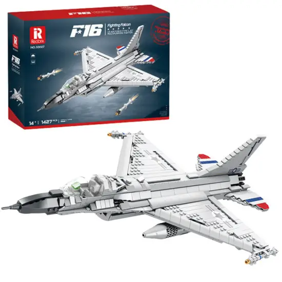 F-16 Fighting Falcon konstravimo rinkinys 1427vnt. Konstruktoriai