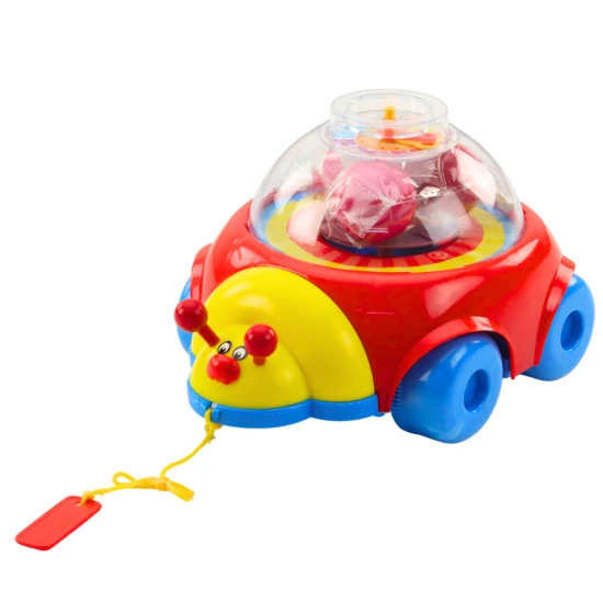 Spalvotas tempemas žaislas Ladybug Kūdikiams