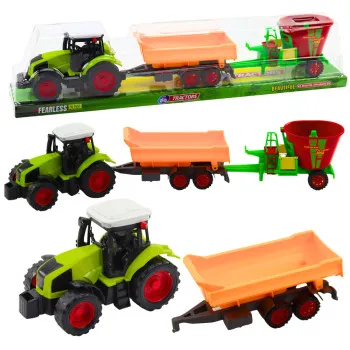 Agricultural tractor trailer tipper feed wagon kit