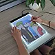LED apšviesta piešimo lenta kaligrafijai, A4 formato Magnetinės lentos ir magnetai
