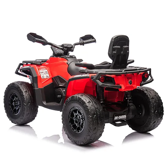 Raudonas Can Am Outlander 4x4 DK-CA005 keturaris Elektrinės mašinėlės vaikams