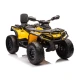 Geltonas Can Am Outlander 4x4 DK-CA005 keturatis Elektrinės mašinėlės vaikams