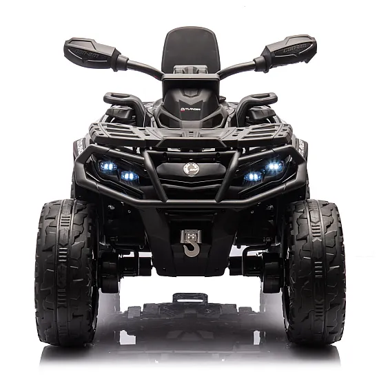Juodas Can Am Outlander 4x4 DK-CA005 keturatis Elektrinės mašinėlės vaikams