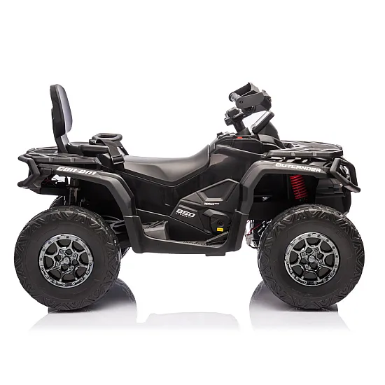 Juodas Can Am Outlander 4x4 DK-CA005 keturatis Elektrinės mašinėlės vaikams