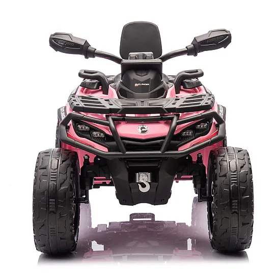 Šviesiai rožinis Can Am Outlander 4x4 DK-CA005 keturatis Elektrinės mašinėlės vaikams