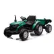 HC-306 Akumuliatorinis traktorius su priekaba Tamsiai žalia 24V