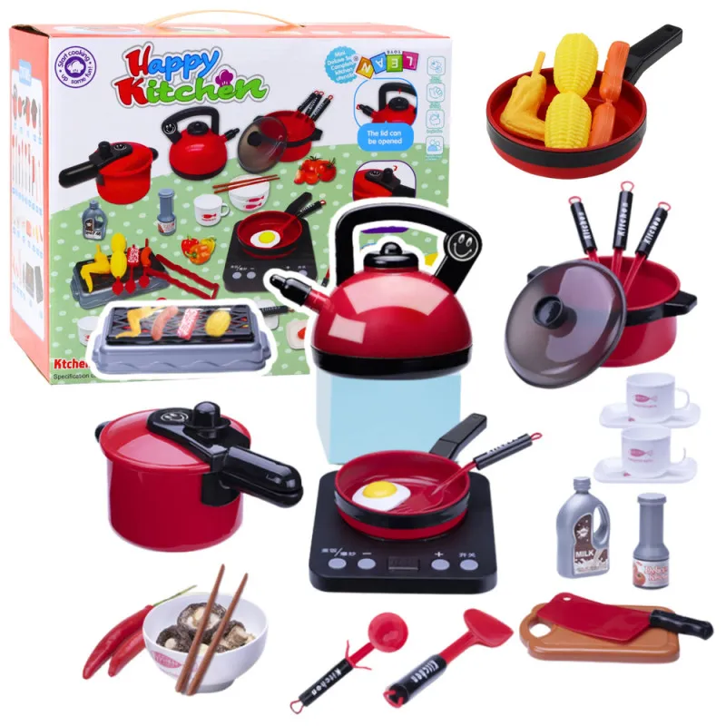 Kitchen set with accessories 36 pcs. Household appliances, kitchens