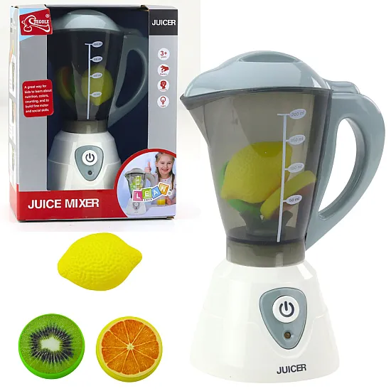 Interactive Kitchen Blender For Kids Lights Sounds Fruits Buitiniai prietaisai, virtuvės