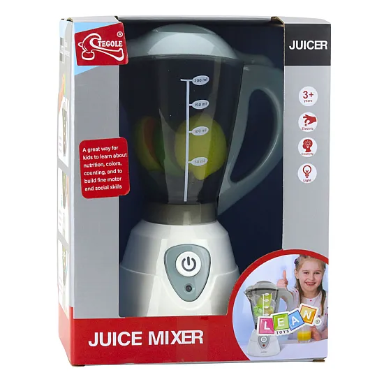 Interactive Kitchen Blender For Kids Lights Sounds Fruits Buitiniai prietaisai, virtuvės