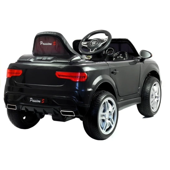 Juodas akumuliatorinis automobilis HL1538