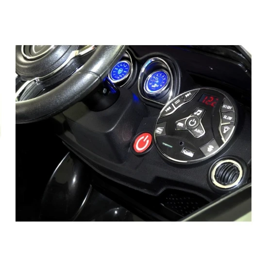 Juodas akumuliatorinis automobilis HL1538