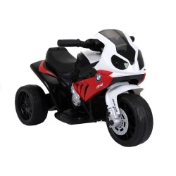 BMW raudonas motociklas 