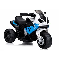 Mėlynas akumuliatorinis motociklas BMW S1000RR