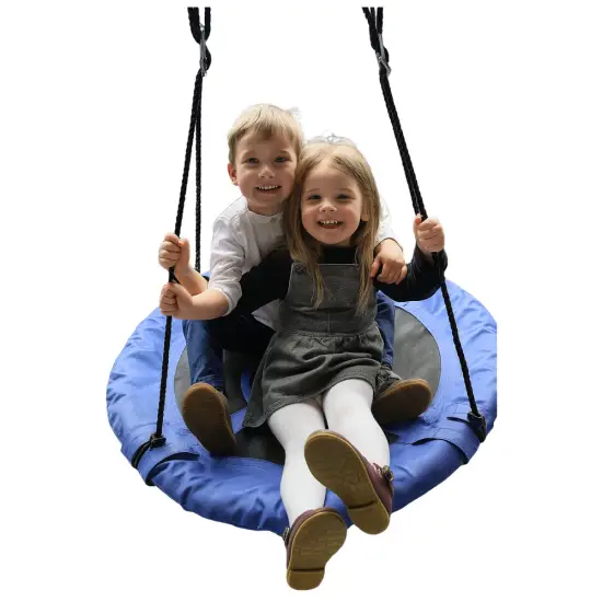Mėlynos sodo sūpynės vaikams 80 cm