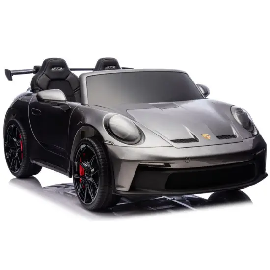 Pilkas elektrinis automobilis DK-P911 Porsche GT3 Elektrinės mašinėlės vaikams