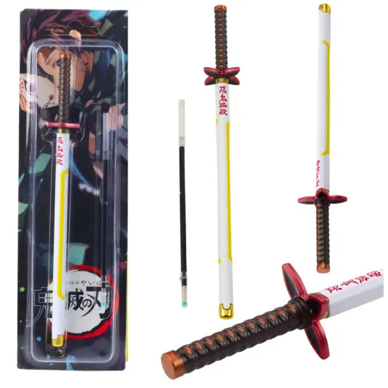 Metallinen miekkakynä, musta muste Katana miekka Kynät ja kynät