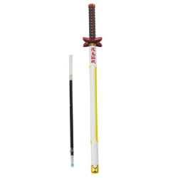 Metāla zobena pildspalva, melna tinte Katana zobens