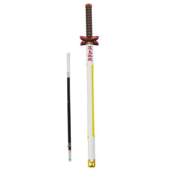 Metal sword pen, black ink Katana Sword