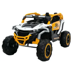 M3 yellow and white 4x4 battery car