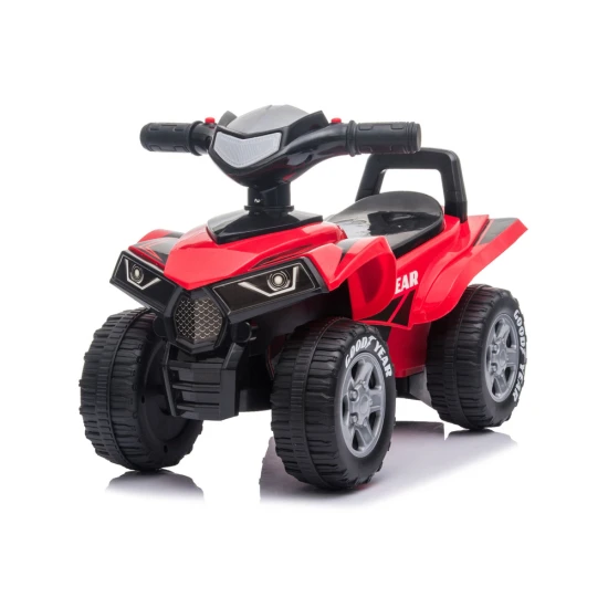 Raudonas elektrinis keturatis 551-G Elektrinės mašinėlės vaikams