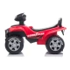 Raudonas elektrinis keturatis 551-G Elektrinės mašinėlės vaikams