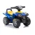 Blue quad bike