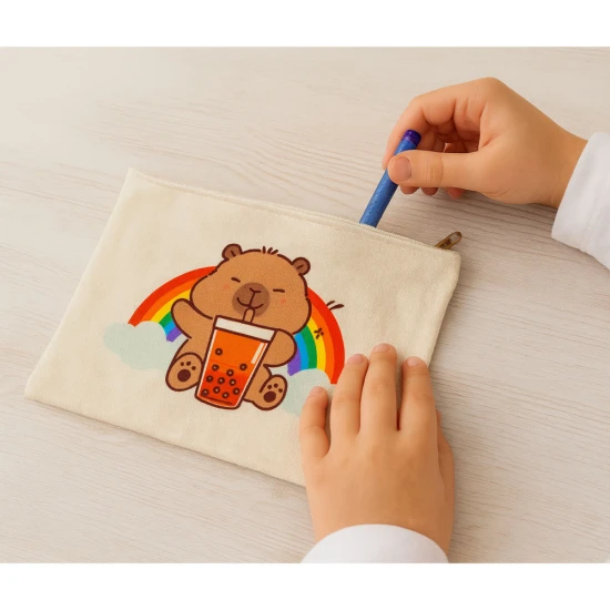 Kosmetinė su užtrauktuku Kapibara Kuprinės ir krepšiai