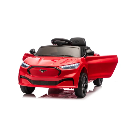 Raudonas Ford Mustang automobilis