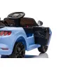Mėlynas Ford Mustang Mach-E akumuliatoriumi varomas automobilis Automobiliai