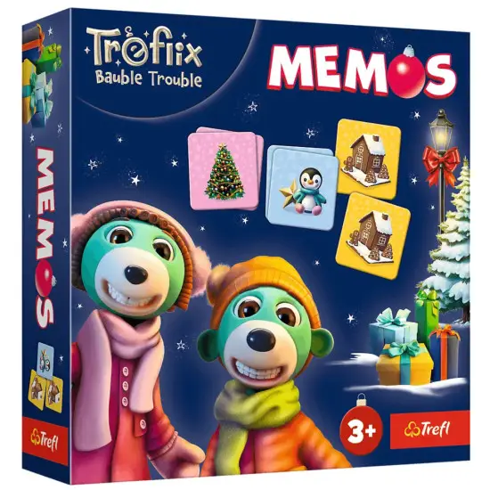 Atminties žaidimas Treflix Bauble Trouble Trefl 02734 Stalo ir sporto žaidimai
