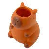 Rudos spalvos pieštukinė Kapibara 10 x 7 cm Smulkios kanceliarinės priemonės