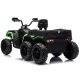 Žalias keturratis visureigis su 6 ratais ir priekaba JC606, 24 V, 4x4 Elektrinės mašinėlės vaikams