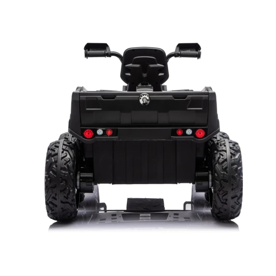 Žalias keturratis visureigis su 6 ratais ir priekaba JC606, 24 V, 4x4 Elektrinės mašinėlės vaikams