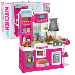 Rožinė virtuvė su priedais 64 vnt.