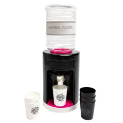 Žaislinis rožinis vandens pilstytuvas su šviesomis ir garsais