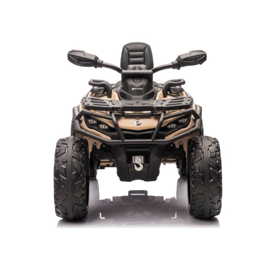 Chaki spalvos elektrinis vaikiškas keturratis DK-CA 005 Elektrinės mašinėlės vaikams