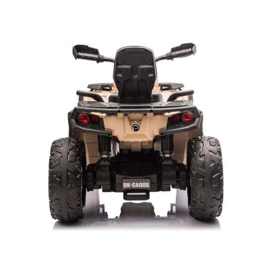 Chaki spalvos elektrinis vaikiškas keturratis DK-CA 005 Elektrinės mašinėlės vaikams