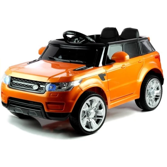 HL1638 oranžinis akumuliatorinis automobilis Elektrinės mašinėlės vaikams