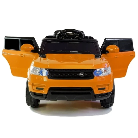 HL1638 oranžinis akumuliatorinis automobilis Elektrinės mašinėlės vaikams