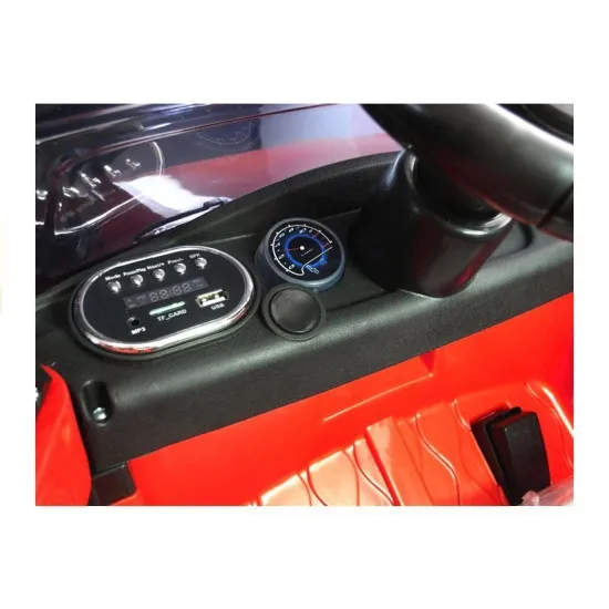 Raudonas HL1638 Elektrinis automobilis