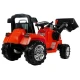 Įkraunamas raudonas traktorius ZP1005 Elektrinės mašinėlės vaikams