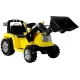 Įkraunamas geltonas traktorius ZP1005 Elektrinės mašinėlės vaikams