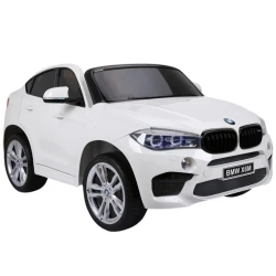 Baltas BMW  X6M akumuliatorinis automobilis
