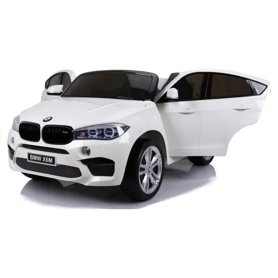 Baltas BMW X6M akumuliatorinis automobilis Automobiliai