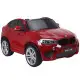 Raudonas BMW X6M akumuliatorinis automobilis Automobiliai